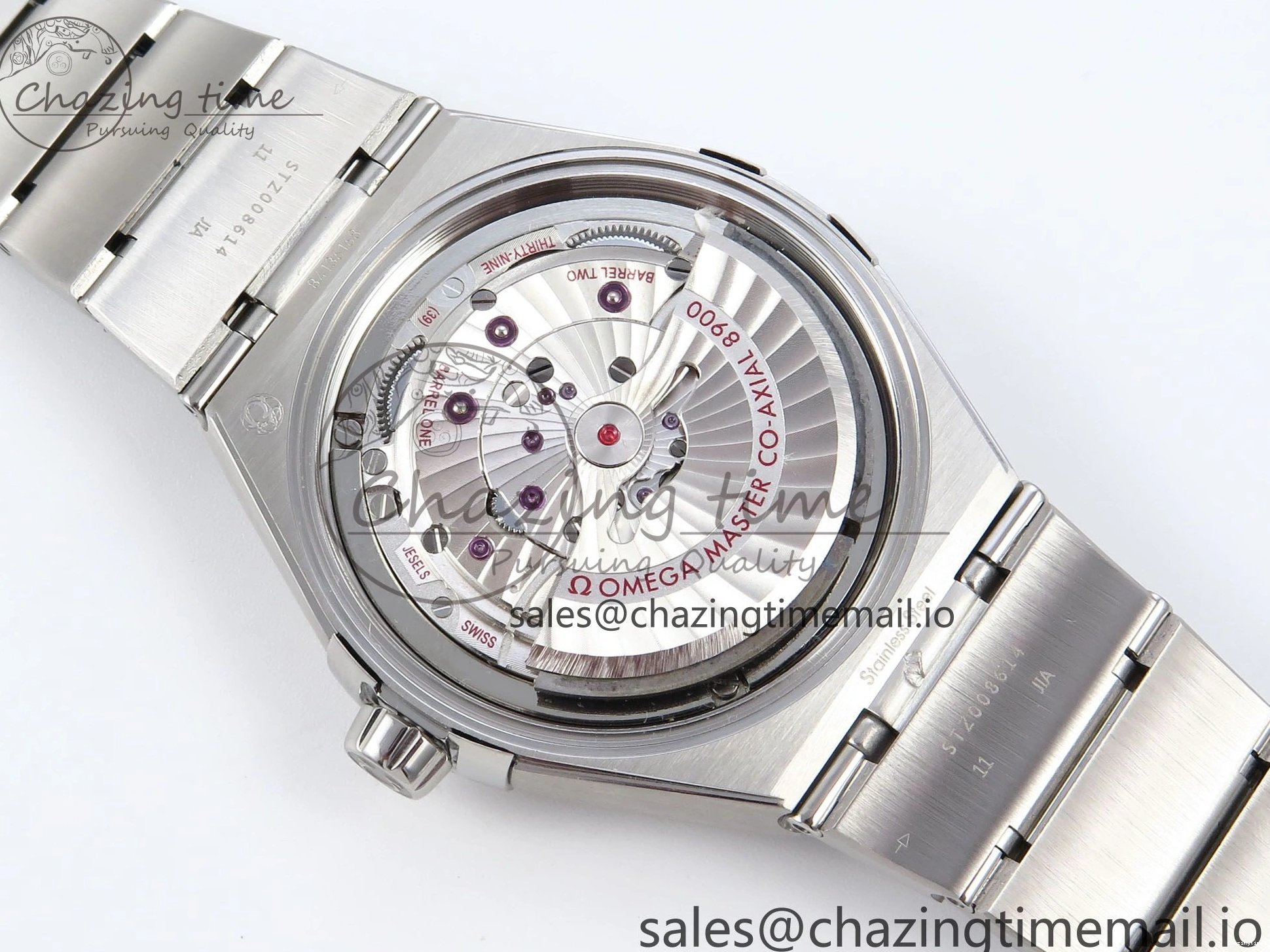 0214 Classic Constellation 41mm SS ASWF 1:1 Best Edition Green Dial on SS Bracelet A 7697